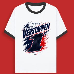 Verstappen 1 Motorsport Unisex Ringer T-Shirt
