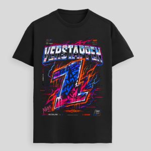 Verstappen No. 1 Cyberpunk Unisex Supima T-Shirt